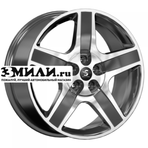 Диск 8.5x20 5x112 ET34 D57.1 Premium Series КР008 (Teramont) Diamond Black Gris
