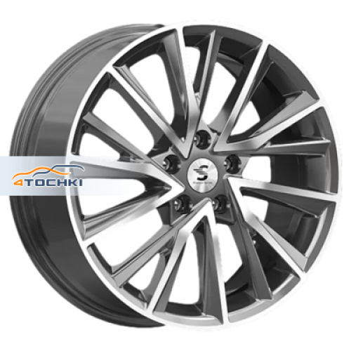Диск 7.5x18 5x112 ET39 D66.6 Premium Series КР010 (Audi A4) Diamond Gloss Graphite