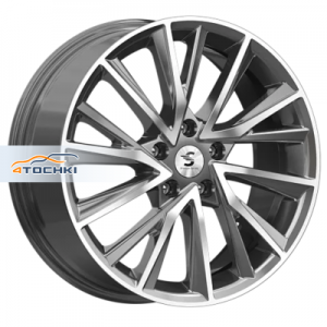Диск 7.5x18 5x114.3 ET39 D60.1 Premium Series КР010 (Lexus NX) Diamond Gloss Graphite