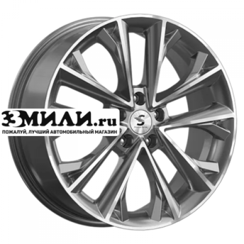 Диск 7x18 5x114.3 ET37 D66.6 Premium Series КР012 (Jolion) Diamond Gloss Graphite