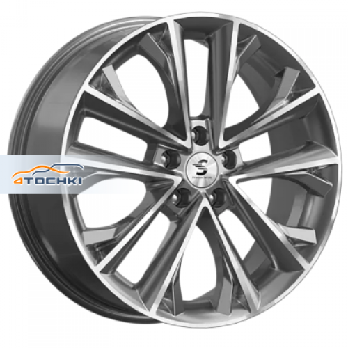 Диск 7x18 5x114.3 ET48.5 D67.1 Premium Series КР012 (Sportage QL) Diamond Gloss Graphite