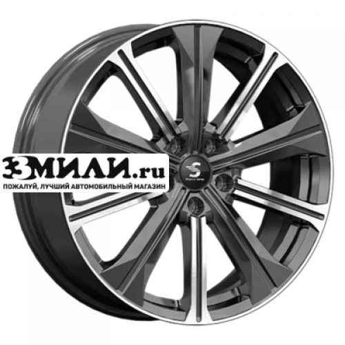 Диск 7x19 5x108 ET33 D60.1 Premium Series КР013 (Tiggo 7 Pro) Diamond Black Gris