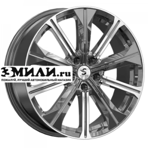Диск 7x19 5x108 ET45 D60.1 Premium КР013 (Tiggo 8 Pro) Diamond Gloss Graphite