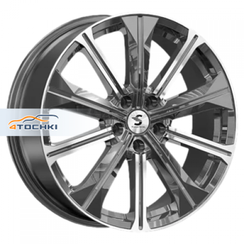 Диск 7x19 5x112 ET43 D57.1 Premium Series КР013 (Tiguan) Diamond Gloss Graphite