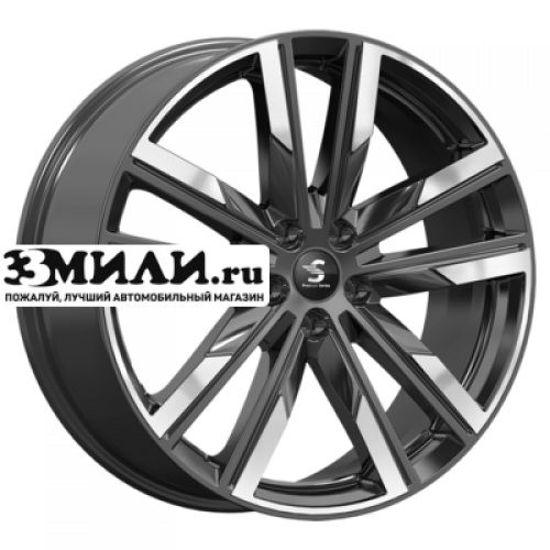 Диск 8x20 5x108 ET46 D63.35 Premium Series КР014 (Geely Tugella) Diamond Black Gris