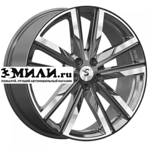 Диск 8x20 5x108 ET46 D63.35 Premium Series КР014 (Geely Tugella) Diamond Gloss Graphite