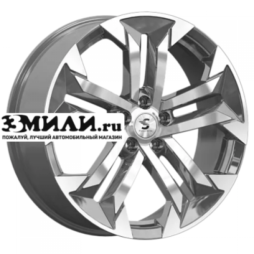 Диск 7.5x19 5x114.3 ET45 D67.1 Premium Series КР015 (CX-5) Diamond Gloss Graphite