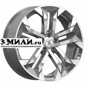 Диск 7.5x19 5x108 ET46 D63.35 Premium Series КР015 (Geely Tugella) Diamond Gloss Graphite