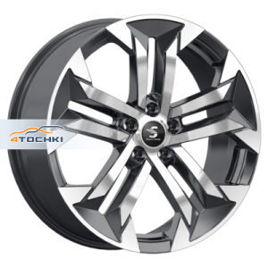 Диск 7.5x19 5x114.3 ET40 D64.1 Premium Series КР015 (Haval F7/F7x) Diamond Black Gris