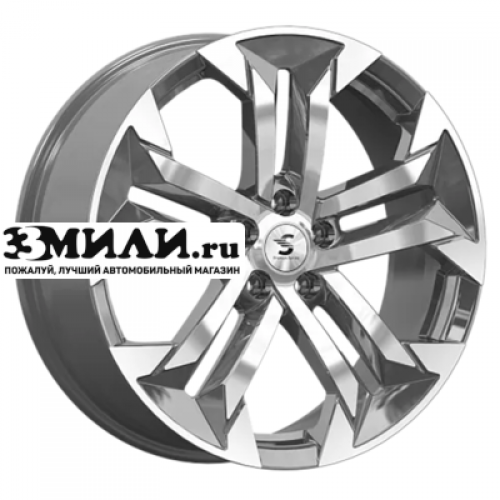 Диск 7.5x19 5x114.3 ET40 D64.1 Premium Series КР015 (Haval F7/F7x) Diamond Gloss Graphite