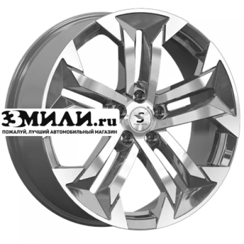 Диск 7.5x19 5x114.3 ET49.5 D67.1 Premium Series КР015 (Sorento/Santa Fe) Diamond Gloss Graphite