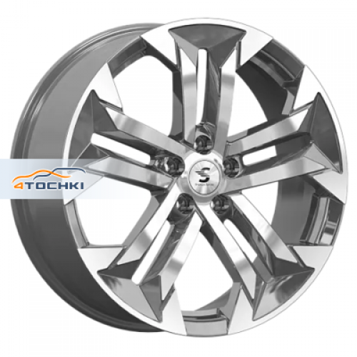 Диск 7.5x19 5x114.3 ET51 D67.1 Premium Series КР015 (Sportage/Tucson) Diamond Gloss Graphite