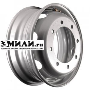 Диск 6.75x19.5 8x275 ET142 D221 SRW 0043 Silver