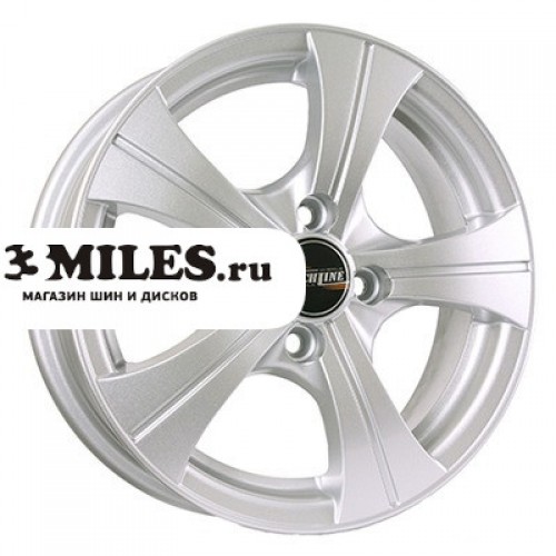 Диск 5.5x14 4x100 ET49 D56.6 Tech Line 410 Silver