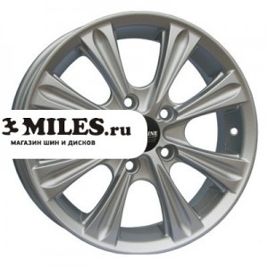 Диск 6x15 4x100 ET39 D54.1 Tech Line 523 Silver