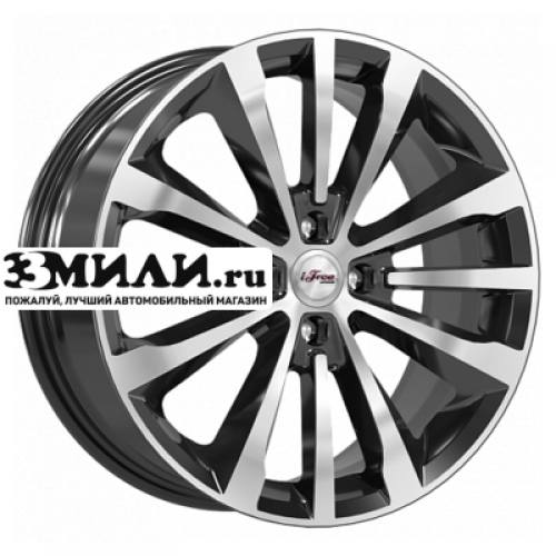 Диск 7x17 4x100 ET37 D67.1 iFree Андерсен Блэк Джек