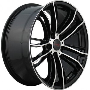 Диск 8.5Jx19 5x112 ET25 D66.6 Legeartis Optima B200 Черный с полированной лицевой поверхностью