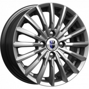 Диск 5.5x14 4x100 ET43 D60.1 КиК Акцент-оригинал (КС641) Дарк платинум