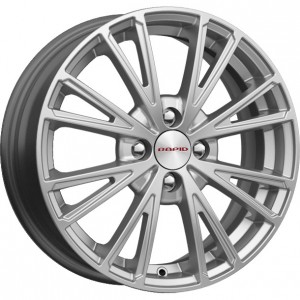 Диск 6x15 4x100 ET50 D60.1 КиК Меандр-оригинал (КС888) Сильвер SK