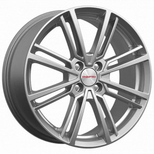 Диск 7x17 4x100 ET43 D60.1 КиК Эрфурт дарк плат