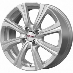 Диск 6.0x15 4x100 ET40 D67.10 iFree Апероль Серебристый