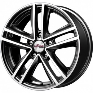Диск 6.5x16 5x114.3 ET45 D67.1 iFree Катар блэк-джек