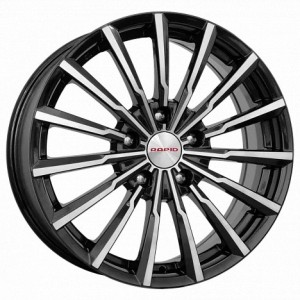 Диск 5.5x14 4x98 ET40 D58.5 КиК Акцент (КС641) Алмаз-черный