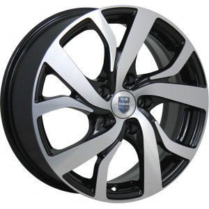 Диск 6.5x16 5x114,3 ET40 D67.1 КиК Палермо (КС607) Алмаз-черный