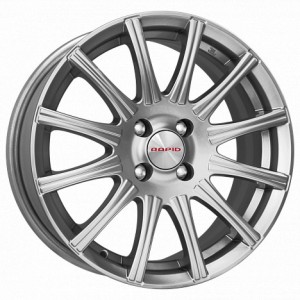 Диск 7x16 5x110 ET37 D65.1 КиК Сиеста дарк-платинум