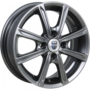 Диск 5.0x14 4x1000 ET45 D67.10 КиК Флэш Антрацитовый