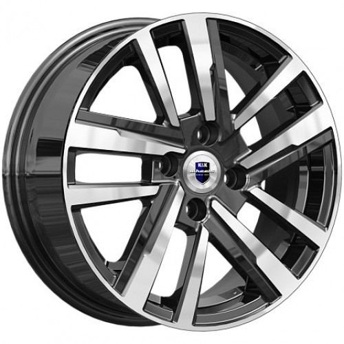 Диск 6x15 4x98 ET30 D58.5 КиК Хант (КС1034) Алмаз черный