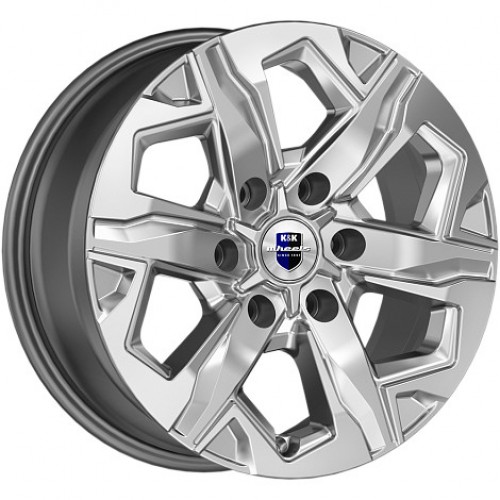 Диск 7.5x17 6x139,7 ET36 D100.1 КиК Тейт (КС1050) Дарк платинум