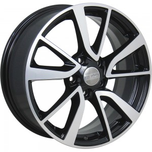 Диск 7.0x17 5x114,3 ET45 D66.1 КиК Nissan Teana (КСr699) Алмаз-черный