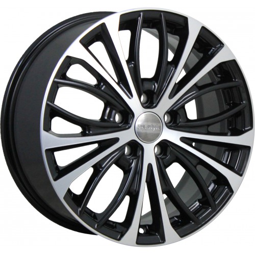 Диск 7.5x17 5x112 ET47 D57.1 КиК Volkswagen Passat (КС873) Алмаз черный