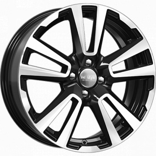 Диск 6.5x17 4x100 ET41 D60.1 КиК Lada XRAY (КС874) Алмаз черный