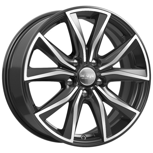 Диск 7x17 5x114.3 ET45 D67.1 КиК CX-5 867 алм черн