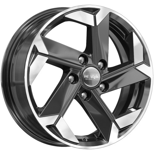 Диск 6x16 5x114.3 ET43 D67 КиК Creta 979 алм черн