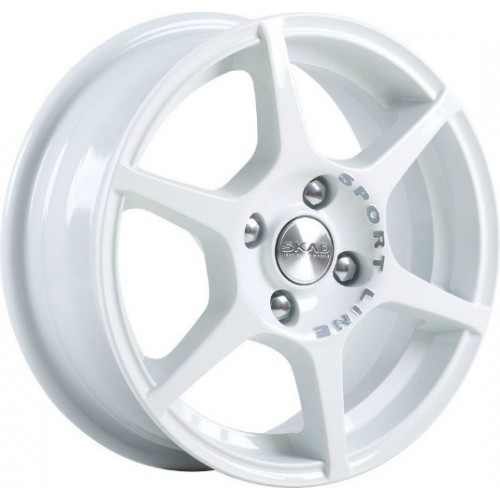Диск 5.5x14 4x98 ET38 D58.6 СКАД Ягуар Алмаз-белый