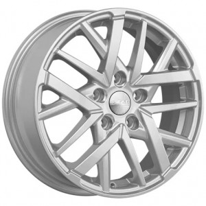 Диск 6x16 5x114.3 ET43 D67.1 СКАД БОСФОР toyota-silver