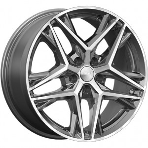 Диск 8x18 5x114.3 ET40 D66.6 СКАД Челси алмаз_графит
